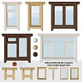 Casement Windows In Various Colors And Multiple Frame Styles For Home Use
