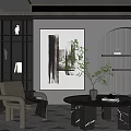Modern coffee table 3d model