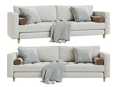 Modern double sofa model