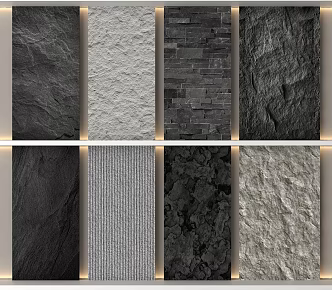 Modern Stone Mao Stone Wall Stone Background Wall Rock Wall Panel Culture Stone 3d model