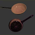 Pink Cooking Pans With Blue And Black Handles For Everyday Kitchen Use