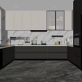 Modern Kitchen Interior Design With Marble Countertop Cabinets Appliances And Natural Light