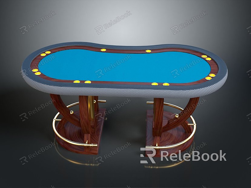 Roulette table gambling table gambling equipment items model