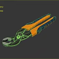DEWALT Pliers Featuring Orange And Blue Handles Against Black Background