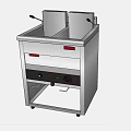 Commercial Kitchen Stainless Steel Double Basin Equipment With Control Panel Drawer And Shelf
