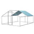 Modern Decorative Ornaments Combination With Metal Frame And Blue Canopy Design