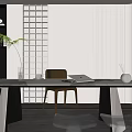 Modern study 3d model