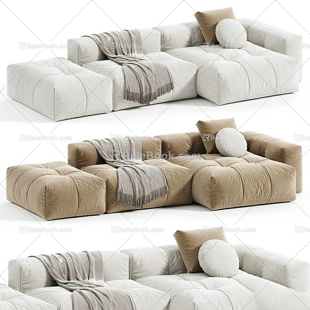 Saba Italia PIXEL Levi sofa 3d model