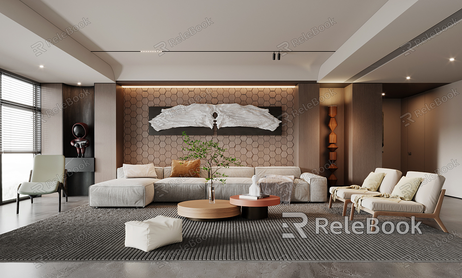 Modern Living Room Milotti model