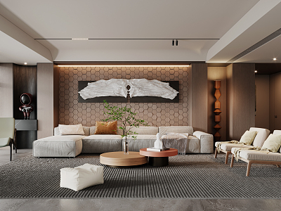 Modern Living Room Milotti model