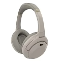 Sony Gray Over Ear Headphones With Soft Ear Cushions And Adjustable Headband Design