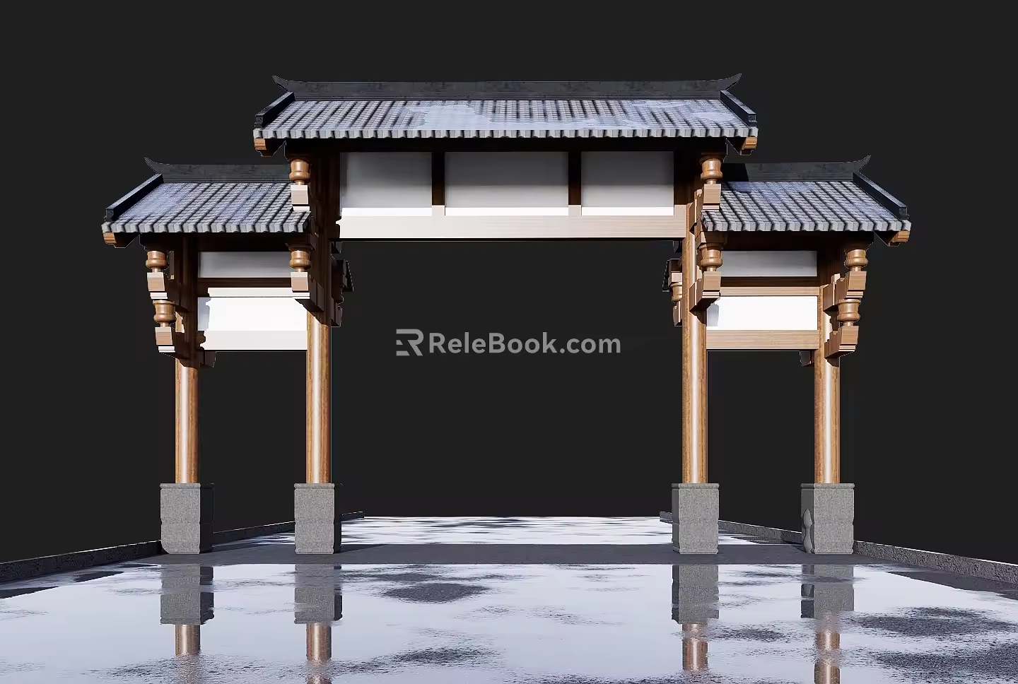 Archway Simple Ancient Architecture Universal Outdoor 3d model