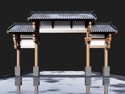 Archway Simple Ancient Architecture Universal Outdoor 3d model