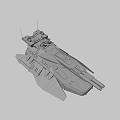 Sci-fi Scorpion Heavy Anti-Gravity Tank 3d model