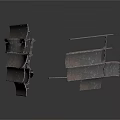 Heavy Duty Industrial Metal Equipment With Support Frames And Metal Plates