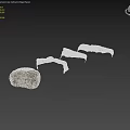 Lush Moss Covered Natural Stone Decorative Pieces for Outdoor Garden Landscaping