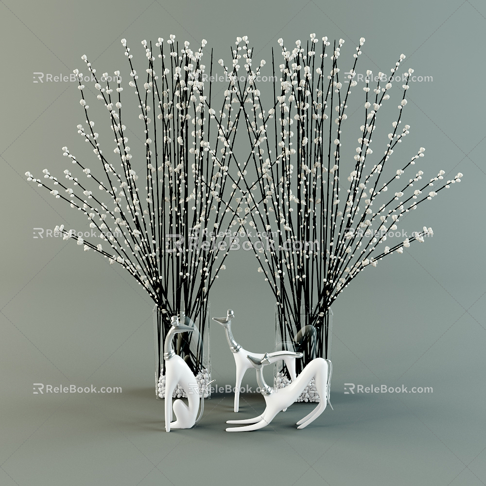 Modern Decorations 3d model