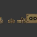 Brass Plumbing Pipe Fittings In Various Shapes With Elbows Joints And Valves