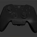 Ergonomic Black Wireless Game Controller For Gaming With Dual Joysticks And Buttons