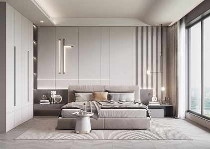 Modern Bedroom 3d model