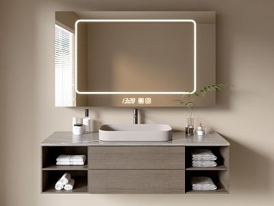 Modern Bathroom Cabinet Bathroom Basin Bathroom Ornaments 3d model