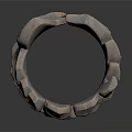 Silver Ring With Unique Geometric Petal Like Design Metallic Luster And Modern Styling