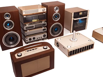 Headphone sound 3d model
