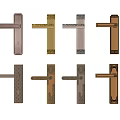 Various Stylish Door Handles Showcasing Modern Vintage And Ornate Design Details