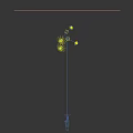 Flamingo Shaped Sequin Floor Lamp With Pink Body And Black Shade