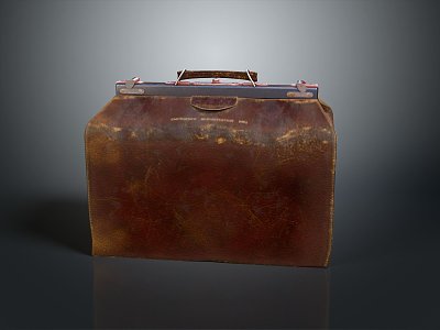 Boxes, Bags, Leather Boxes, Leather Boxes and Containers Realistic model