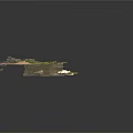 Detailed Modern Terrain Model With Ancient Ruins Stones And Lush Green Vegetation