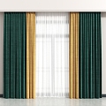 Curtains 3d model