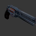 PATRIOT XRB1 Sleek Futuristic Handgun with Black Red Design Detailed Grip and Tech Inspired Features