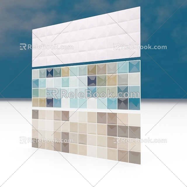 Modern Tile 3d model