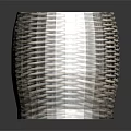 Handwoven Wicker Storage Basket For Household Items With Cylindrical Weave Design