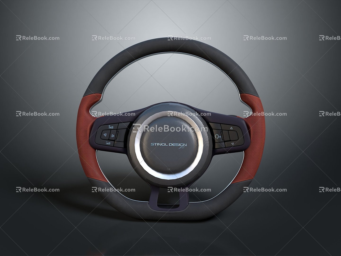 Steering wheel car steering wheel car parts game items model