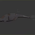 3D Designed Mechanical Creature Character With Silver Metallic Texture And Streamlined Form