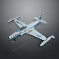 Detailed Silver U.S. Air Force Airplane Model With Authentic Design And Vintage Features