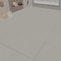 Light Colored Glossy Floor Tiles For Modern Home Interior Living Space Design