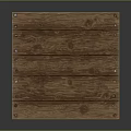 Sturdy Wooden Crate With Cross Slats And Natural Wood Grain Texture