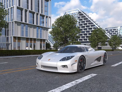Hyundai sports car Car 3d model