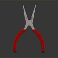 Pliers needle-nose pliers bench vise wrench tool hardware tools processing tools furniture 3d model