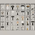 Modern table lamp 3d model