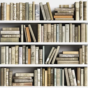 European Books English Books 3d model