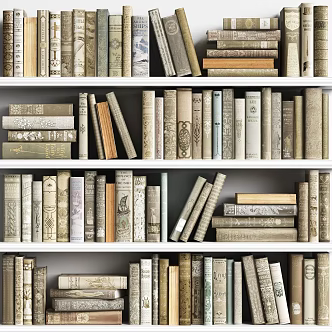 European Books English Books 3d model