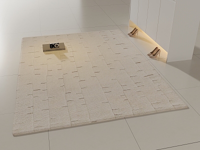 Modern Cream Style Carpet Fabric Square Carpet model