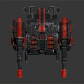Modern Robot Warrior Mechanical Combat Police Mechanical Armor 3d model