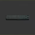 Metal Cylinder Industrial Component With Textured Surface And Engraved Details