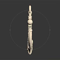 Decorative Anchor With Intricate Carvings And Ornate Design For Water Vessels