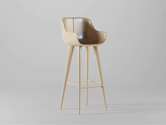 Modern Bar Chair Stool 3d model